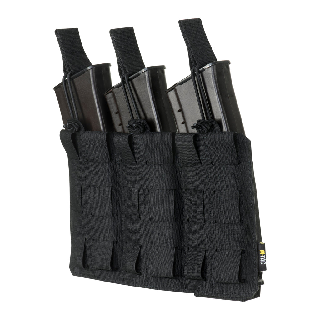 M-Tac Elastic Triple Mag Pouch Elite Laser Cut