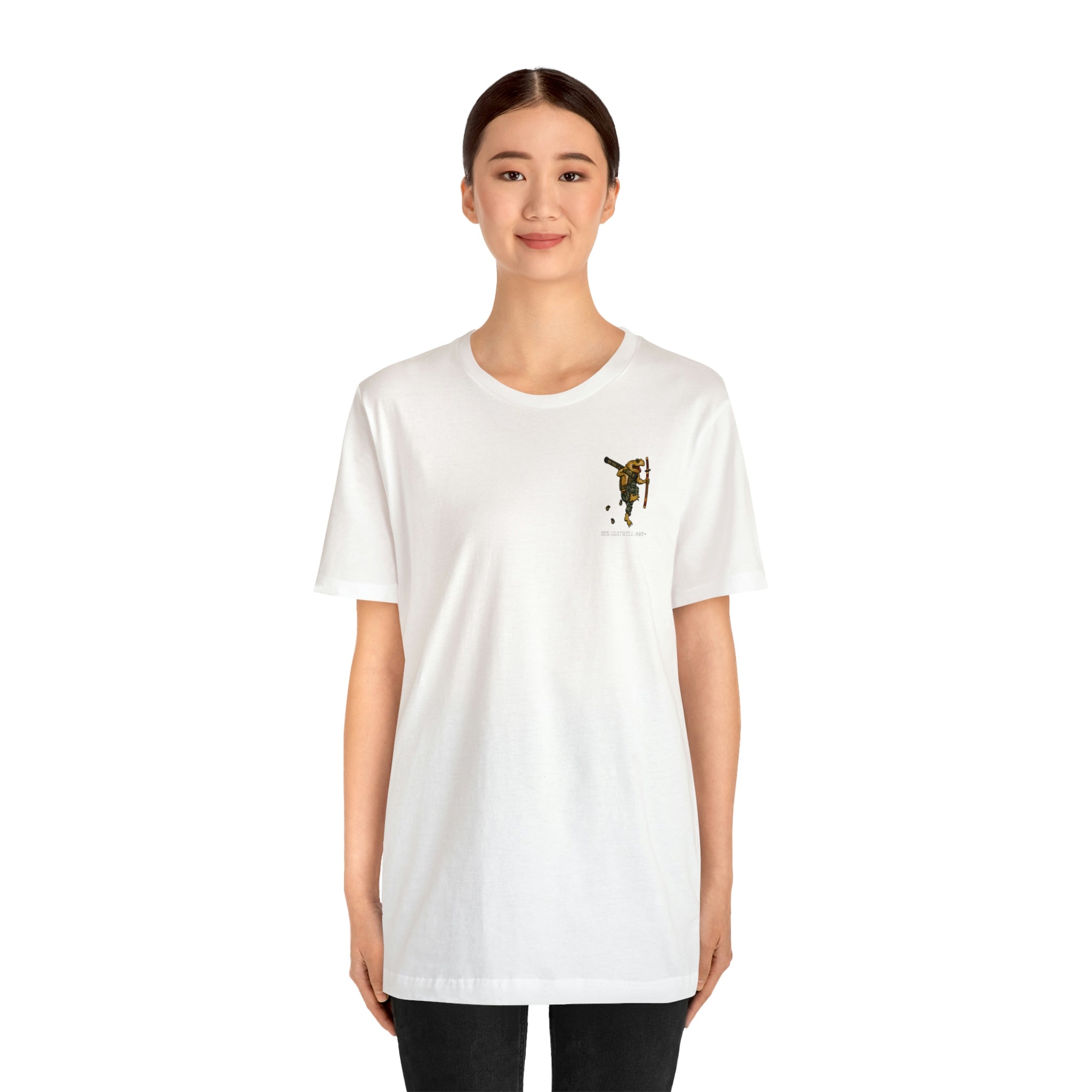 AT4 Rocket and Sword Frog - Front Print - Short Sleeve Tee