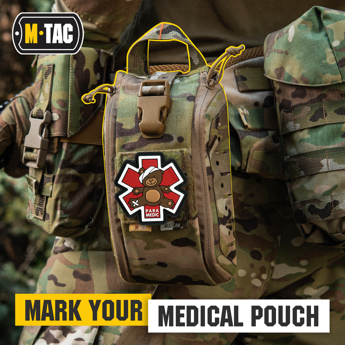M-Tac Patch Paramedic Bear Embroidery