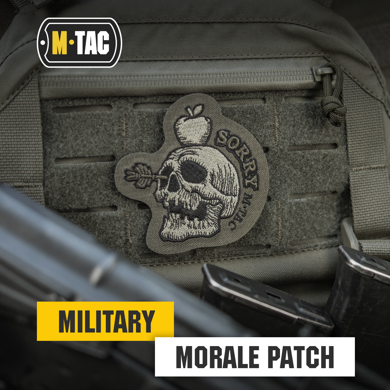 M-Tac “SORRY” Embroidered Morale Patch