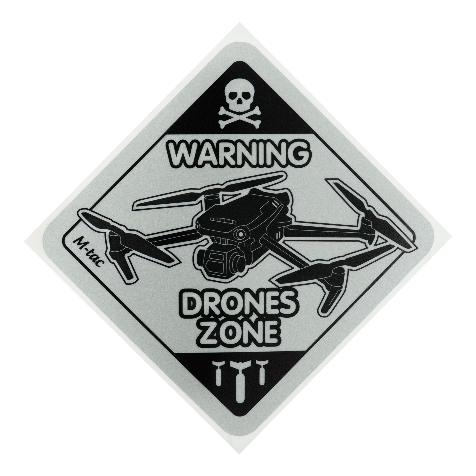 M-Tac Sticker Drones Zone Reflective
