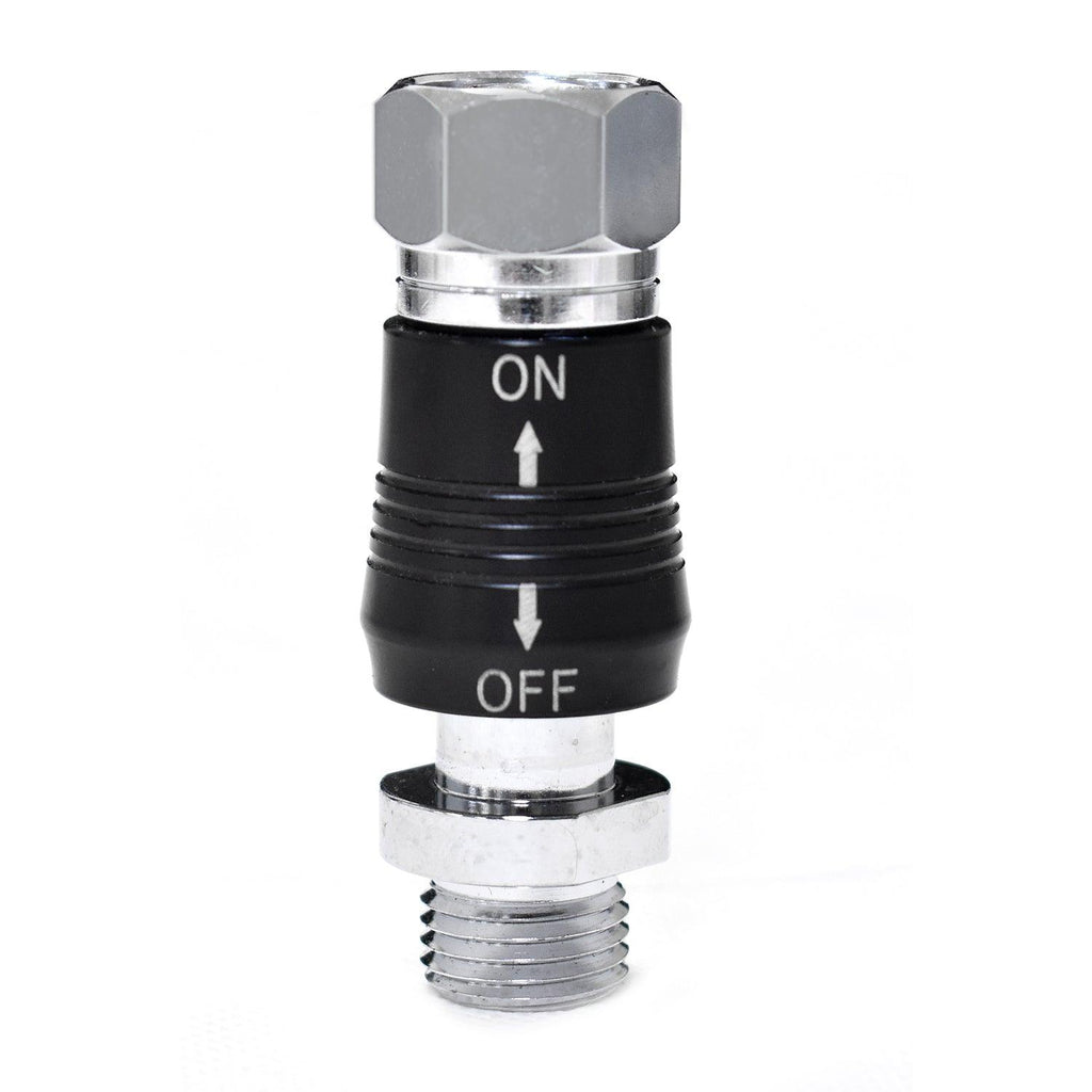 Scuba Choice 2nd Stage Male 9/16" to Female 9/16" On/Off Valve Adapter