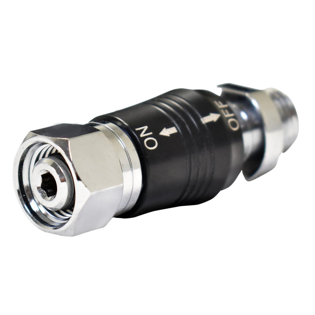Scuba Choice 2nd Stage Male 9/16" to Female 9/16" On/Off Valve Adapter