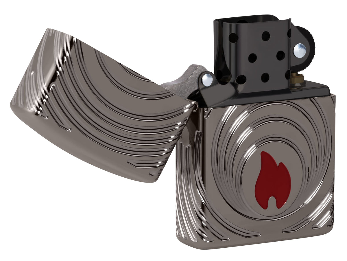 Zippo 2026 Collectible of the Year, Black Ice Armor Lighter #47218