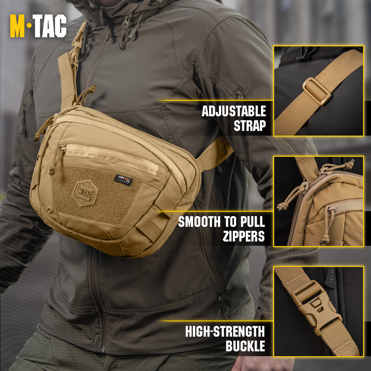 M-Tac Elite Sphaera Large Bag Gen II with Loop Panel