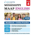 Grade 4 English Language Arts Literacy (ELA) Practice Workbook and Full-length Online Assessments: MAAP Study Guide - Paperback