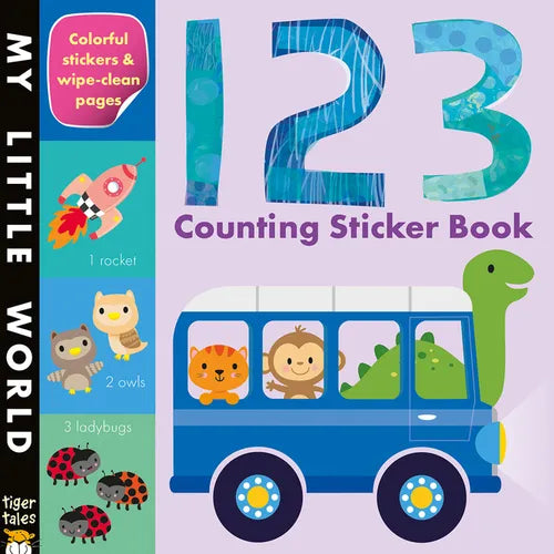 123 Counting Sticker Book - Paperback