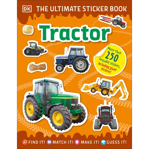 The Ultimate Sticker Book Tractor - Paperback