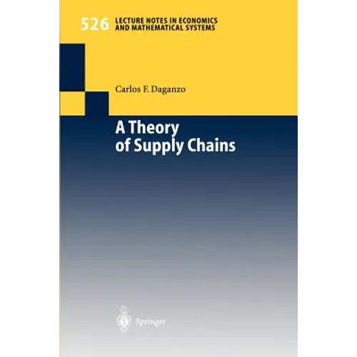 A Theory of Supply Chains - Paperback