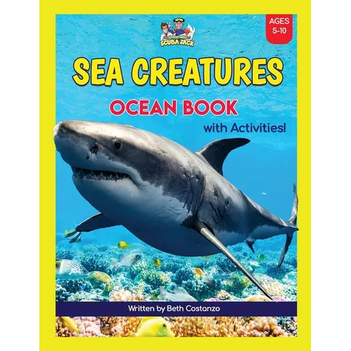 Super Fun Sea Creatures Ocean Book with Activities for Kids! - Paperback