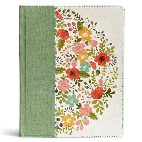 CSB Notetaking Bible, Sage Cloth Over Board - Hardcover