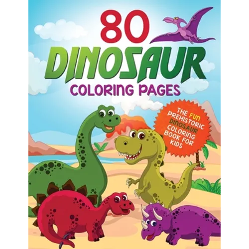 Jumbo Dinosaur Coloring Book - Paperback