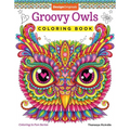 Groovy Owls Coloring Book - Paperback
