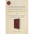 Thompson Chain-Reference Sermon Notebook: Save and Organize Your Thompson Chain-Reference Bible Studies - Imitation Leather