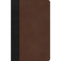 CSB Thinline Bible, Black/Brown Leathertouch - Imitation Leather