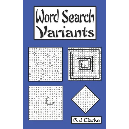 Word Search Variants: 50 Word Search Variations - Paperback