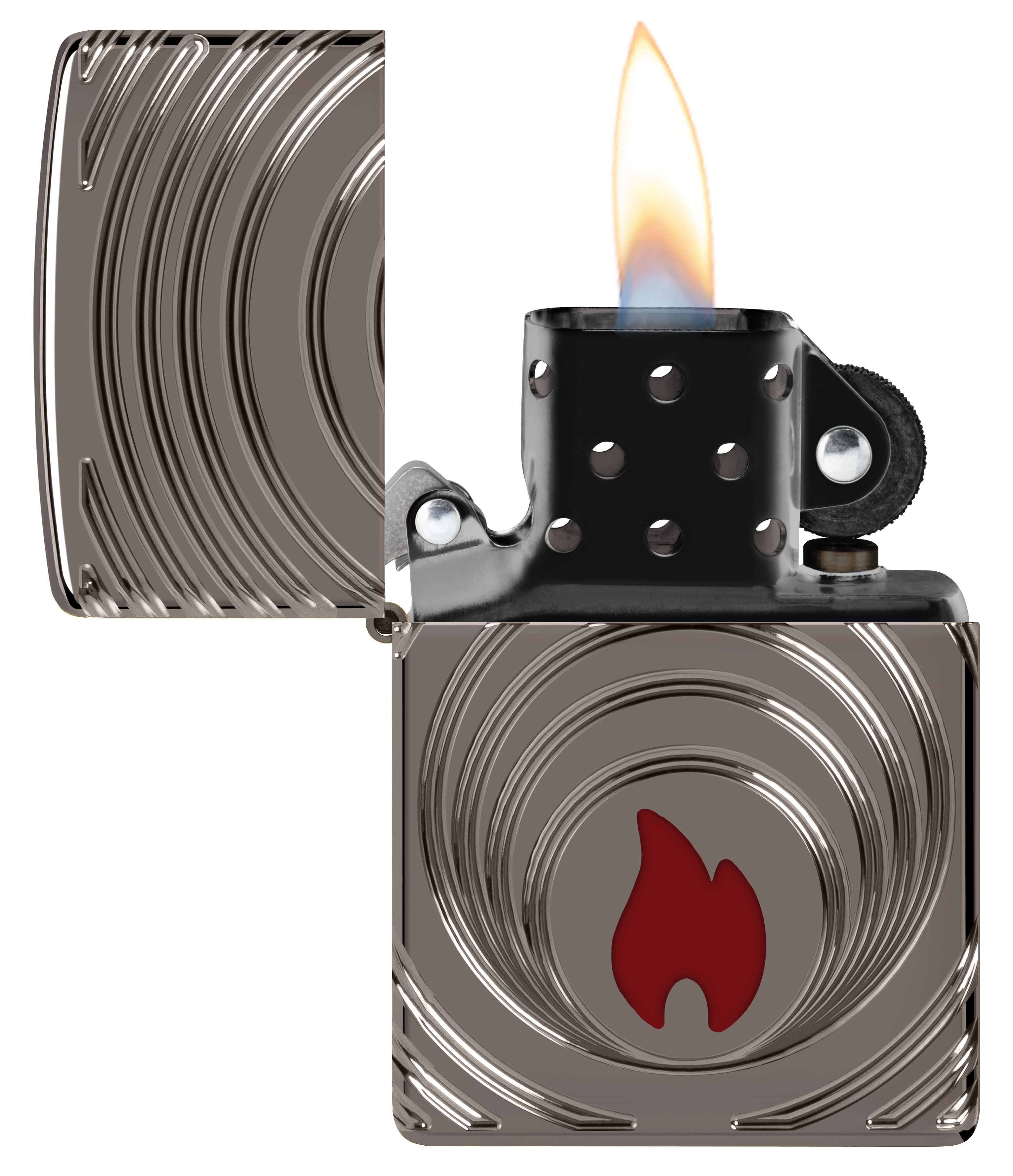 Zippo 2026 Collectible of the Year, Black Ice Armor Lighter #47218