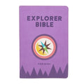 CSB Explorer Bible for Kids, Lavender Compass Leathertouch, Indexed - Imitation Leather