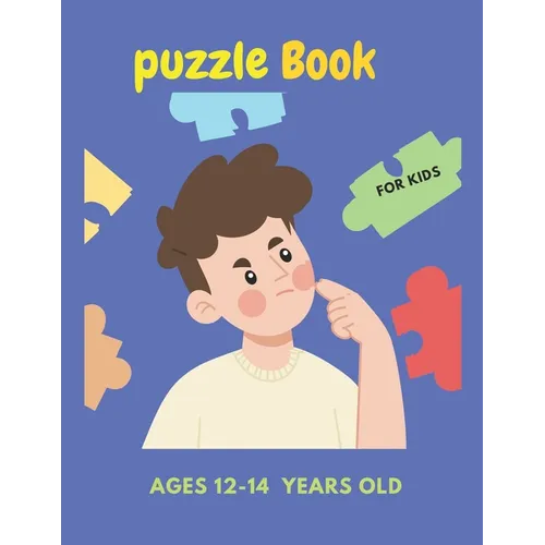 puzzle book for kids ages 12-14 years old - Paperback
