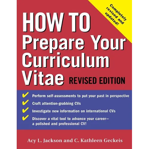 How to Prepare Your Curriculum Vitae - Paperback