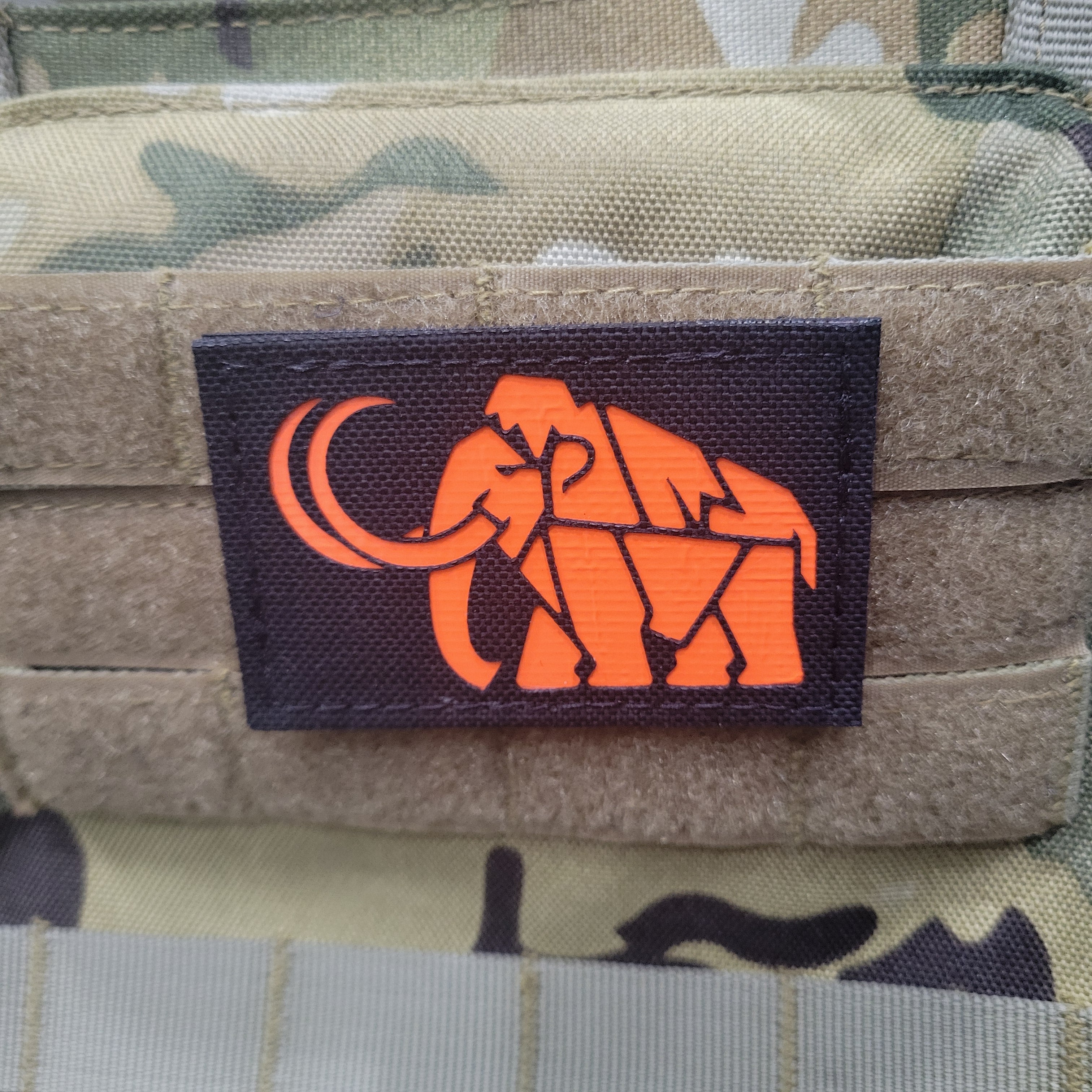 Geometric Mammoth Laser Cut Patch