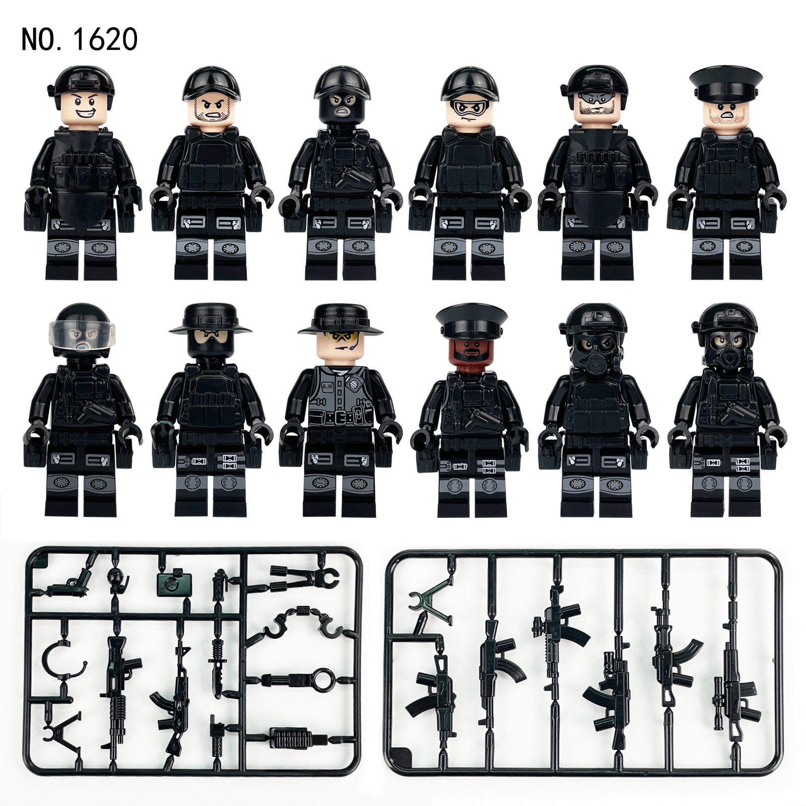 Valor Guard SWAT - Assault Team - 12 Man Team - Mil-Blox