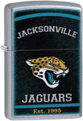 Zippo NFL Jacksonville Jaguars, Street Chrome Finish, Windproof Lighter #29946