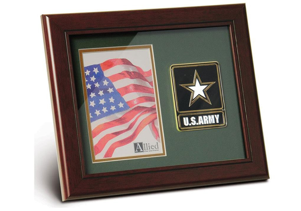 Flag Connections Go Army Medallion Portrait Picture Frame, 4 by 6-Inch.
