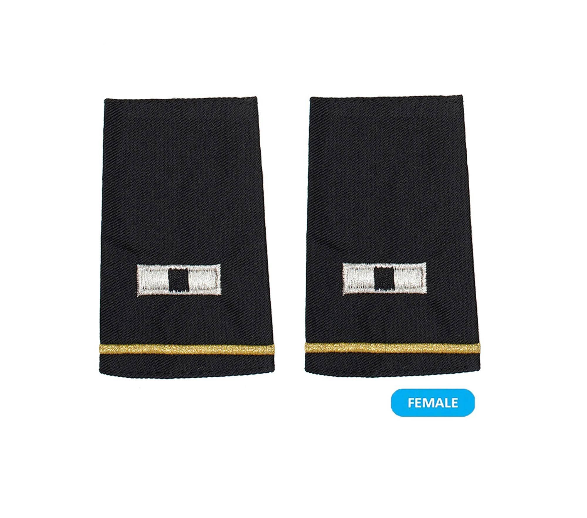 US Army W1 Warrant Officer 1 Shoulder Marks - Small/Female