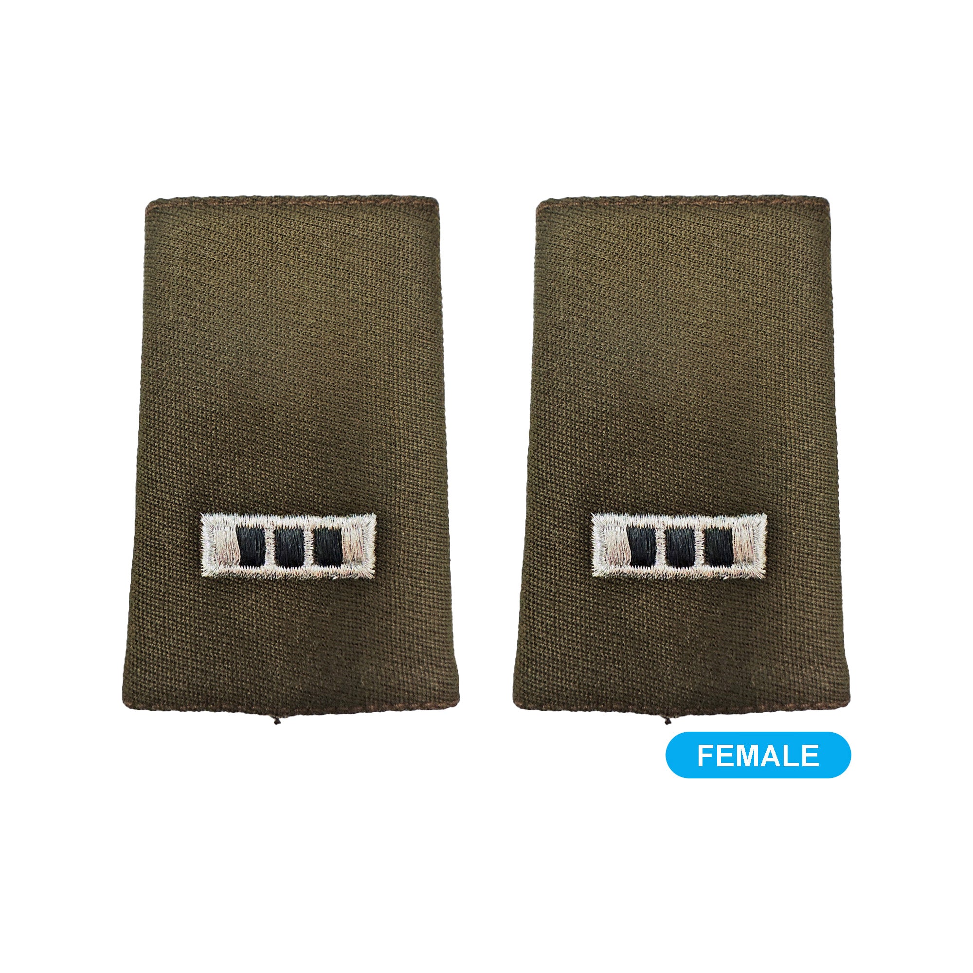U.S. Army WO-3 AGSU Epaulets (Female) (Pair)