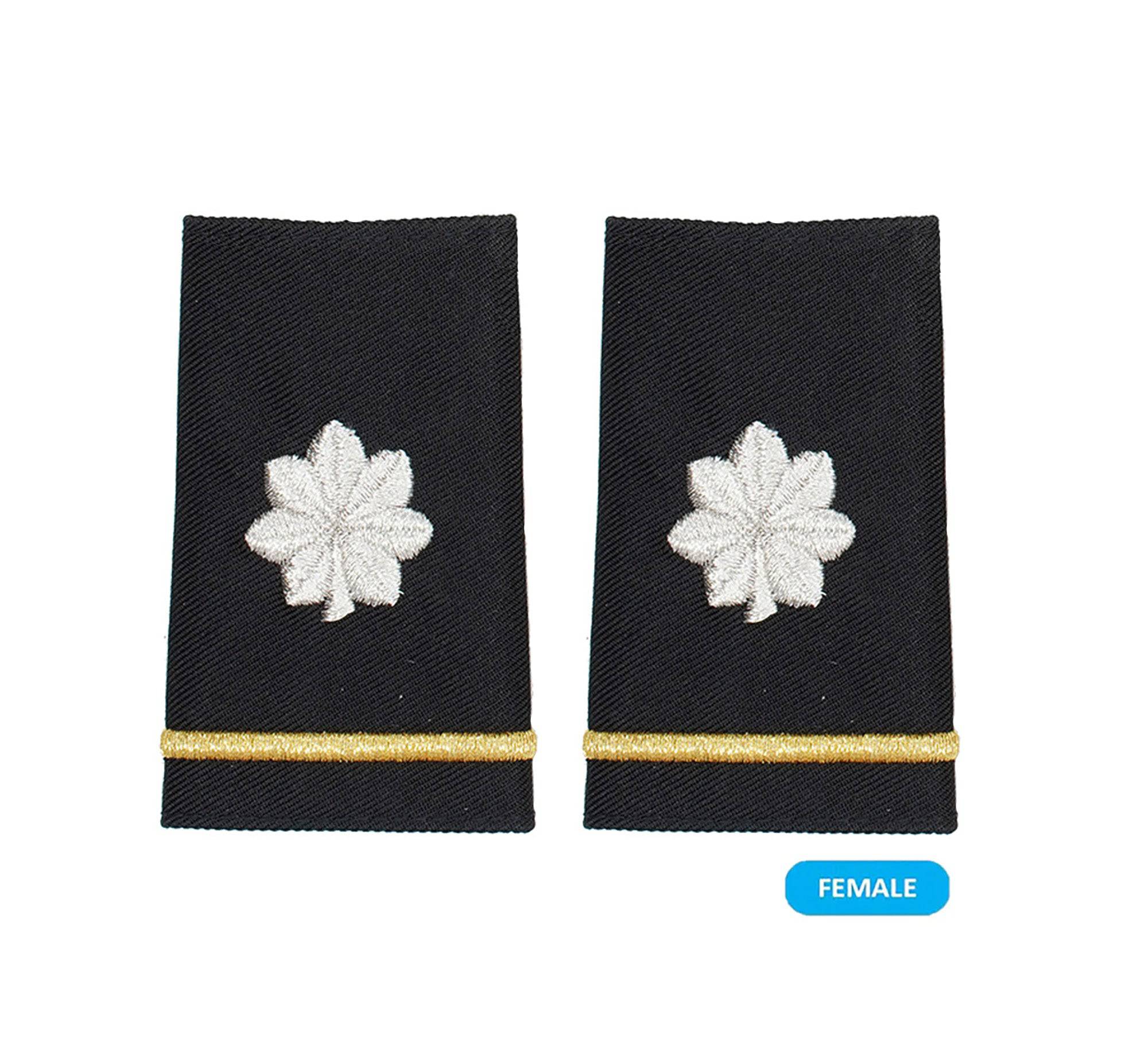 U.S. Army O5 Lieutenant Colonel Shoulder Marks -Small/Female
