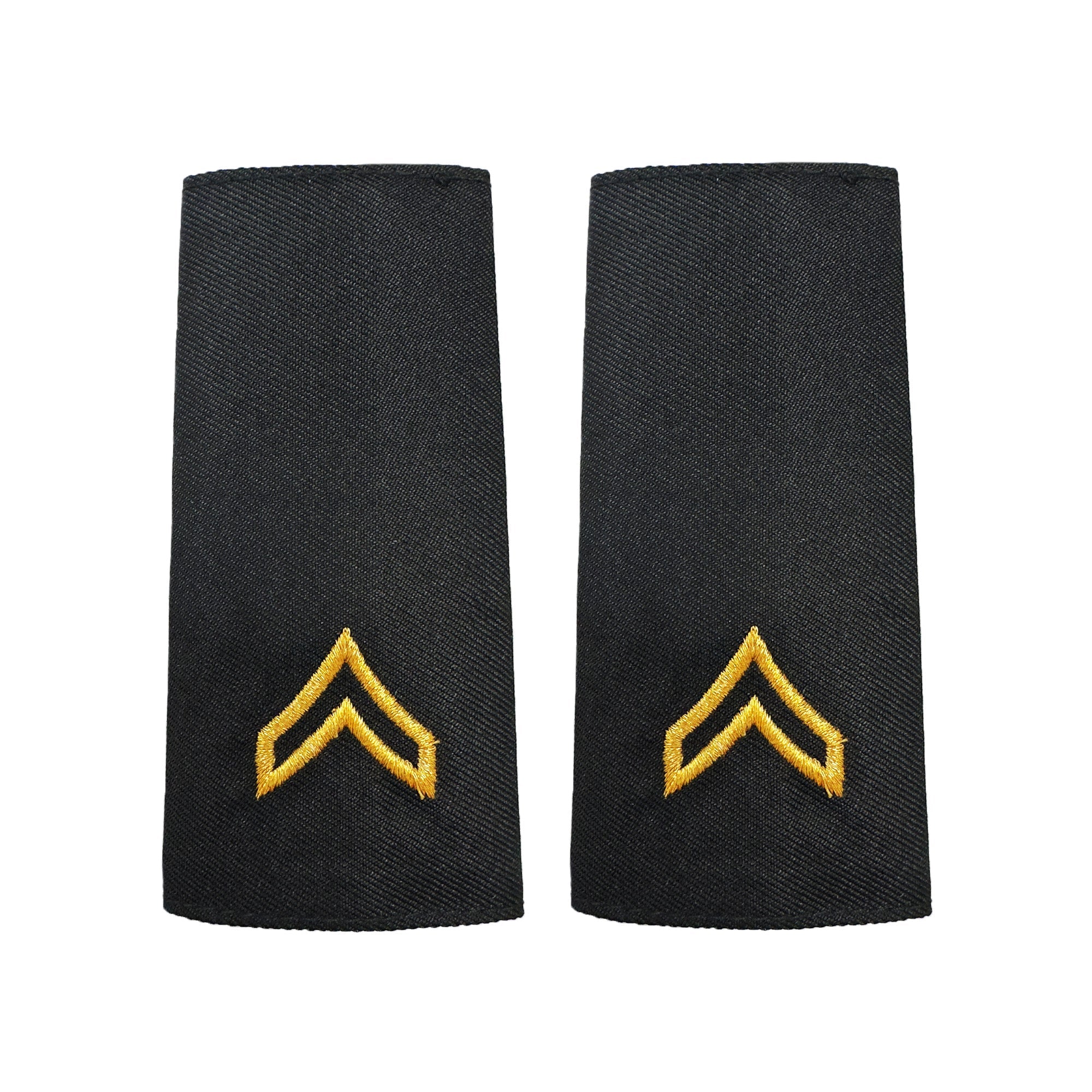 U.S. Army E4 Corporal Shoulder Marks - Male (Large)