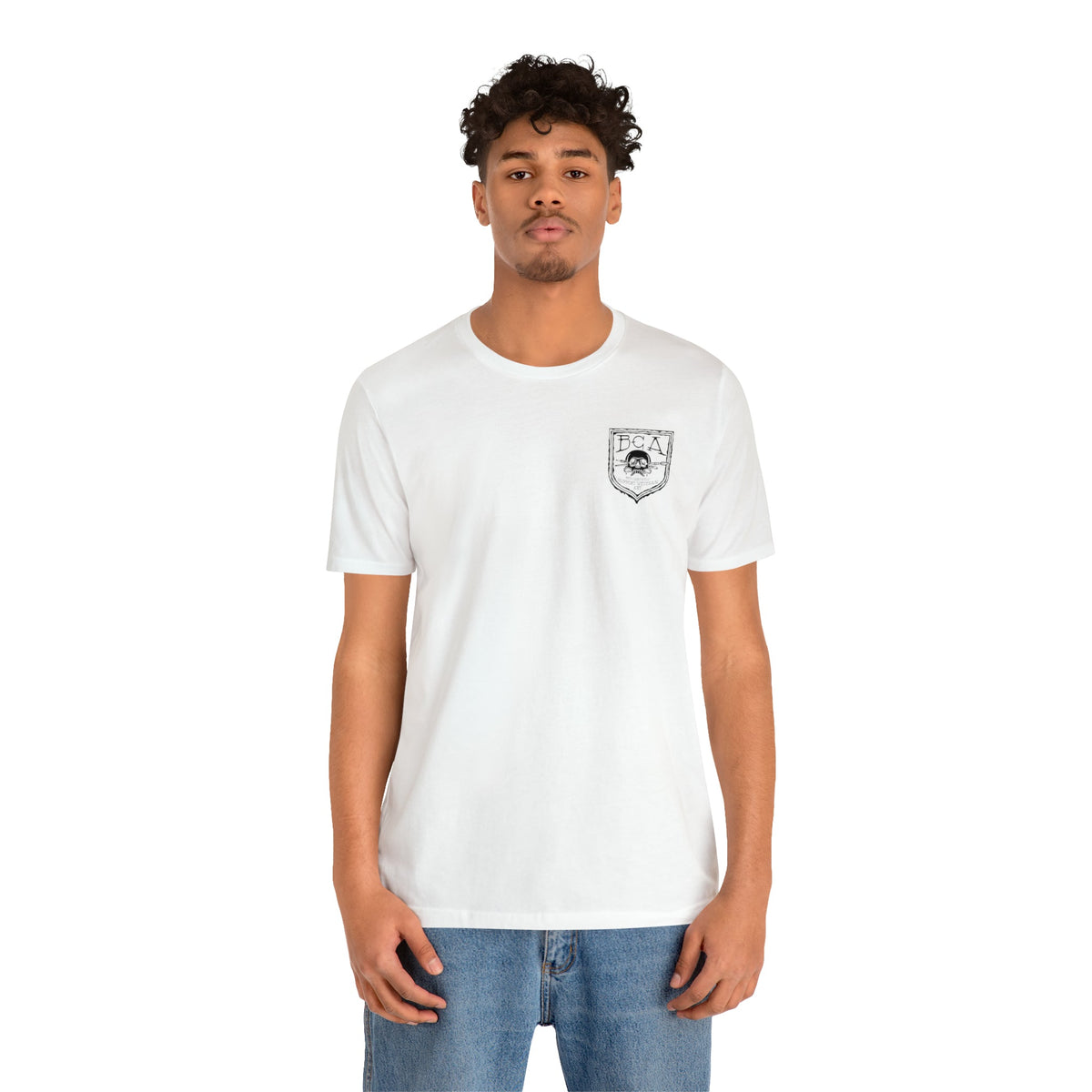 Flippers, Binoculars and Radio Frog - Back Print - Short Sleeve Tee