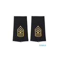 US Army E9 Sergeant Major Shoulder Marks - Small/Female