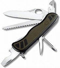 Victorinox soldier 10 functions pocket knife stainless steel green