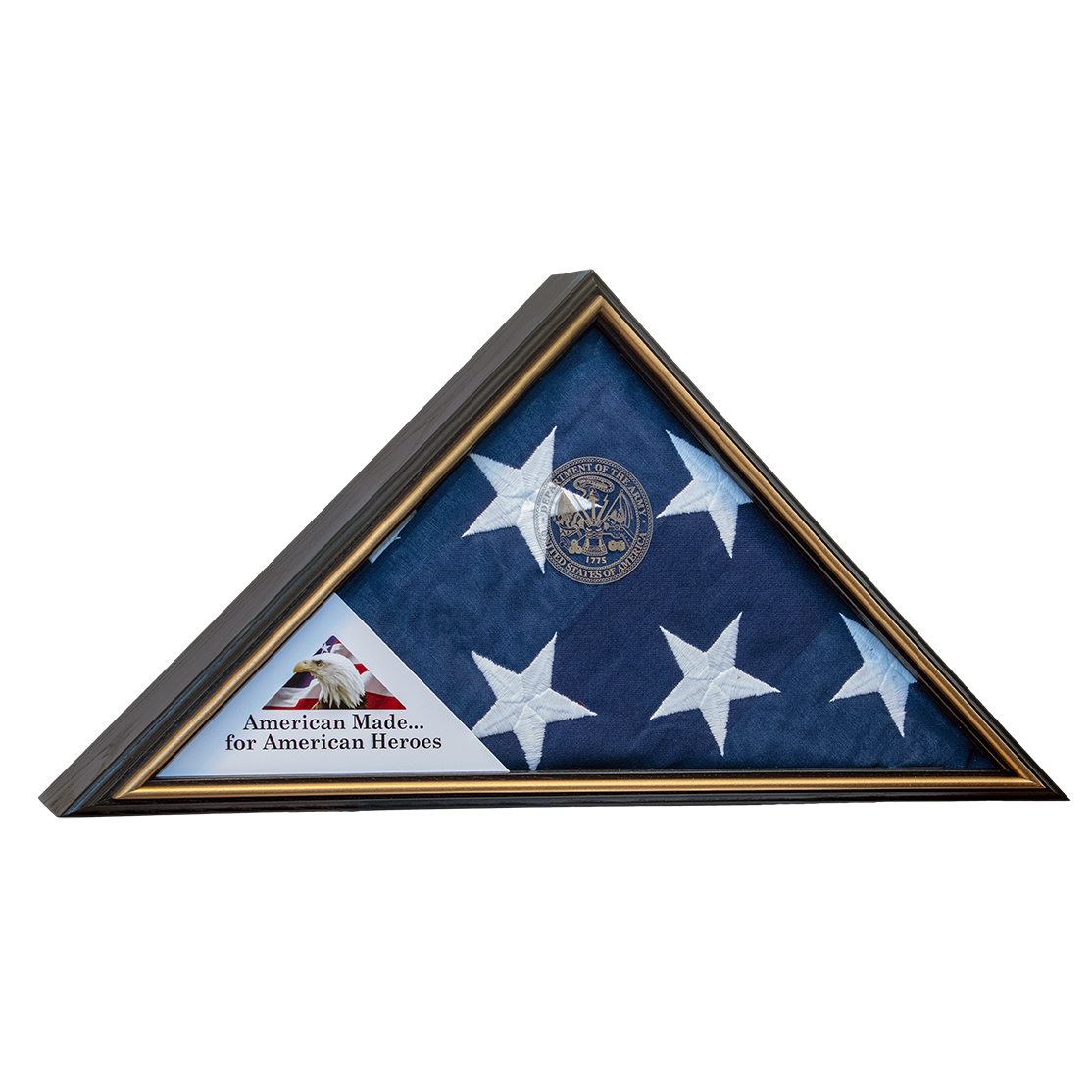 Tributary Flag Case - Navy Flag Display Case