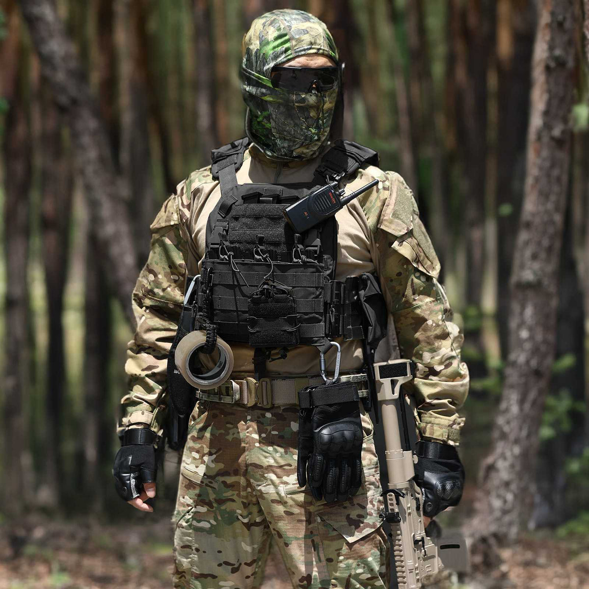 Votagoo Outdoor 1000D Nylon Tactical Combat Tactic Vest Plate Carrier