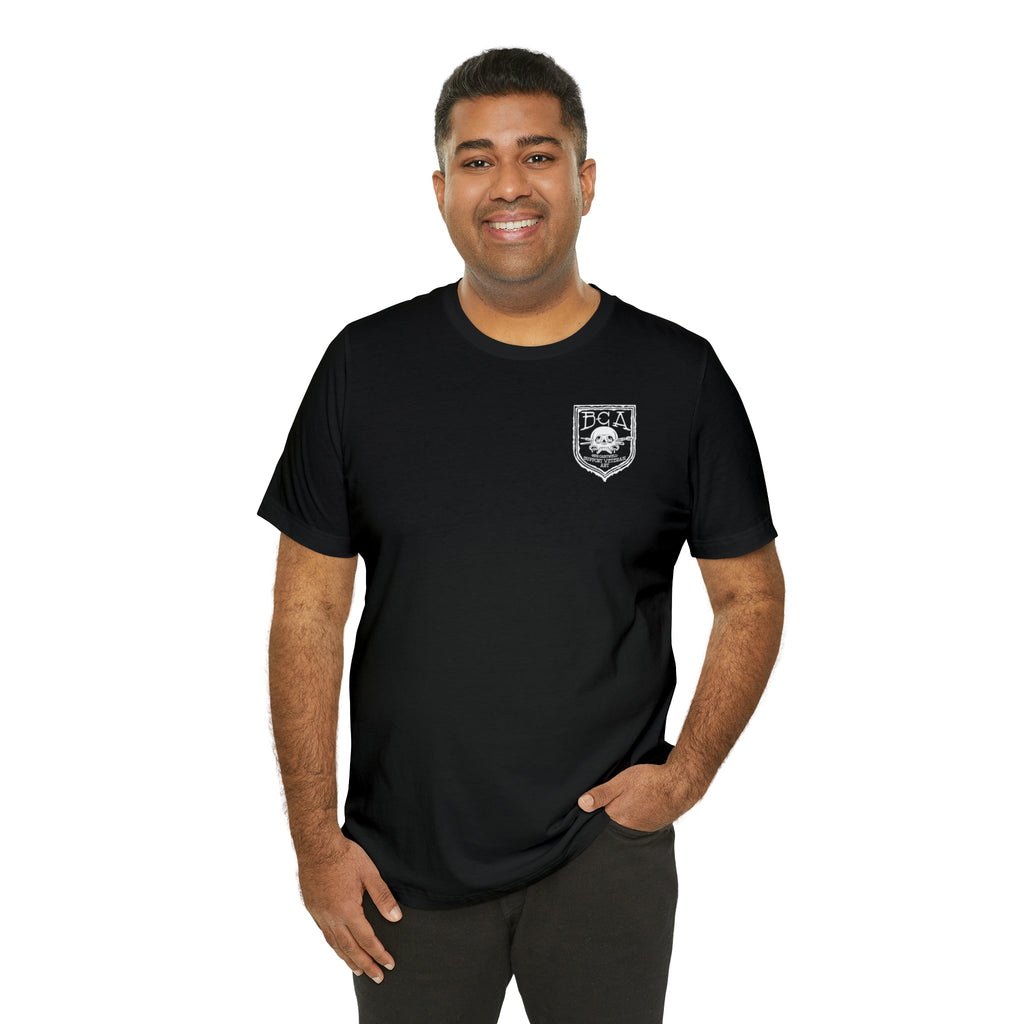 Mortar Frog - Back Print - Short Sleeve Tee