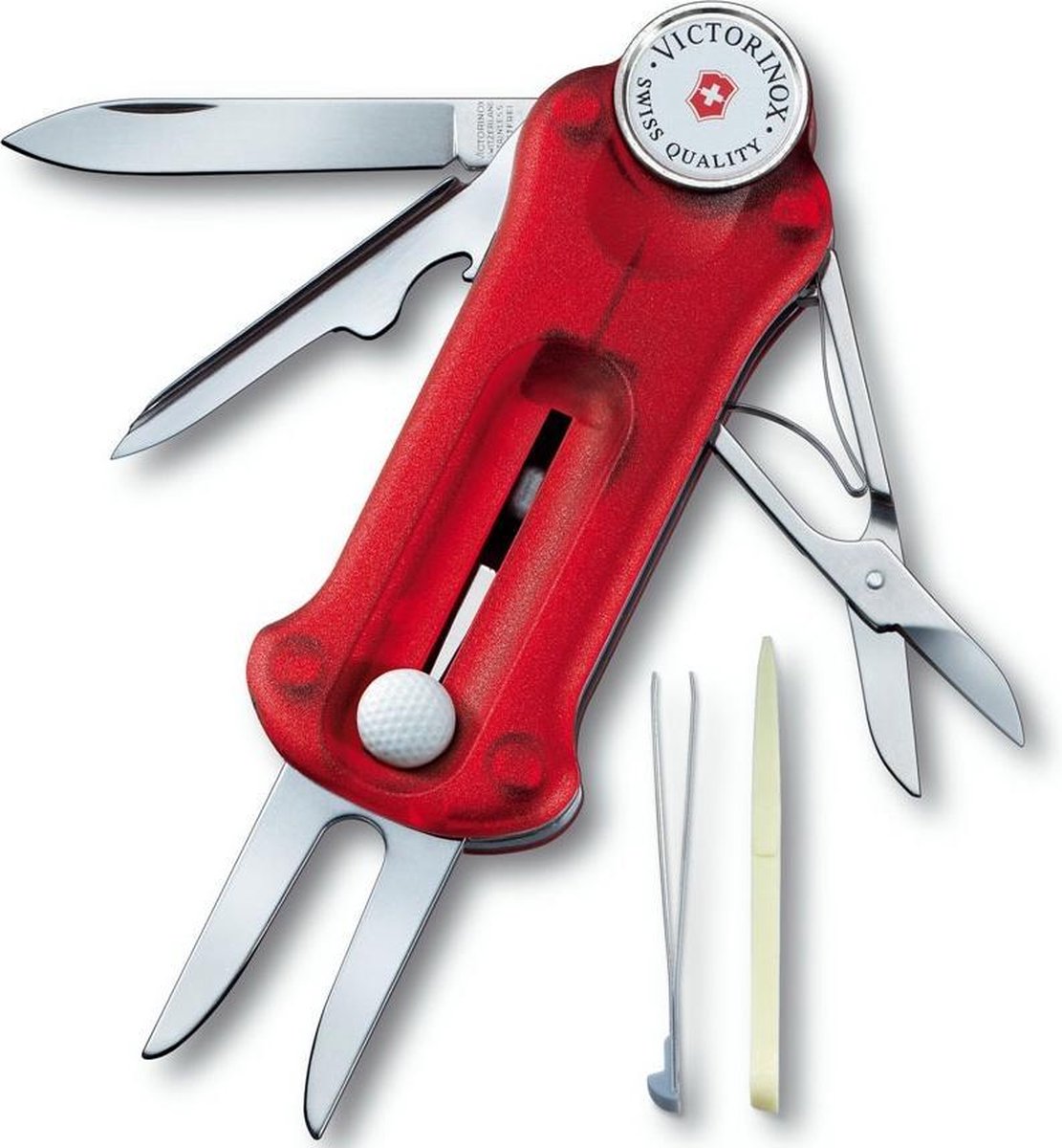 Victorinox golf tool blue transparent 10 functions