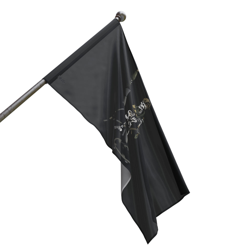 Skeleton with Mortar - Flag