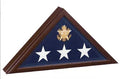 Open Front Flag Display case, For Casket Flag, Cherry Wood With 26” L x 13” H x 4 ¼” D