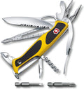 Victorinox pocket knife - ranger grip boatsman - 21 functions - yellow+soft