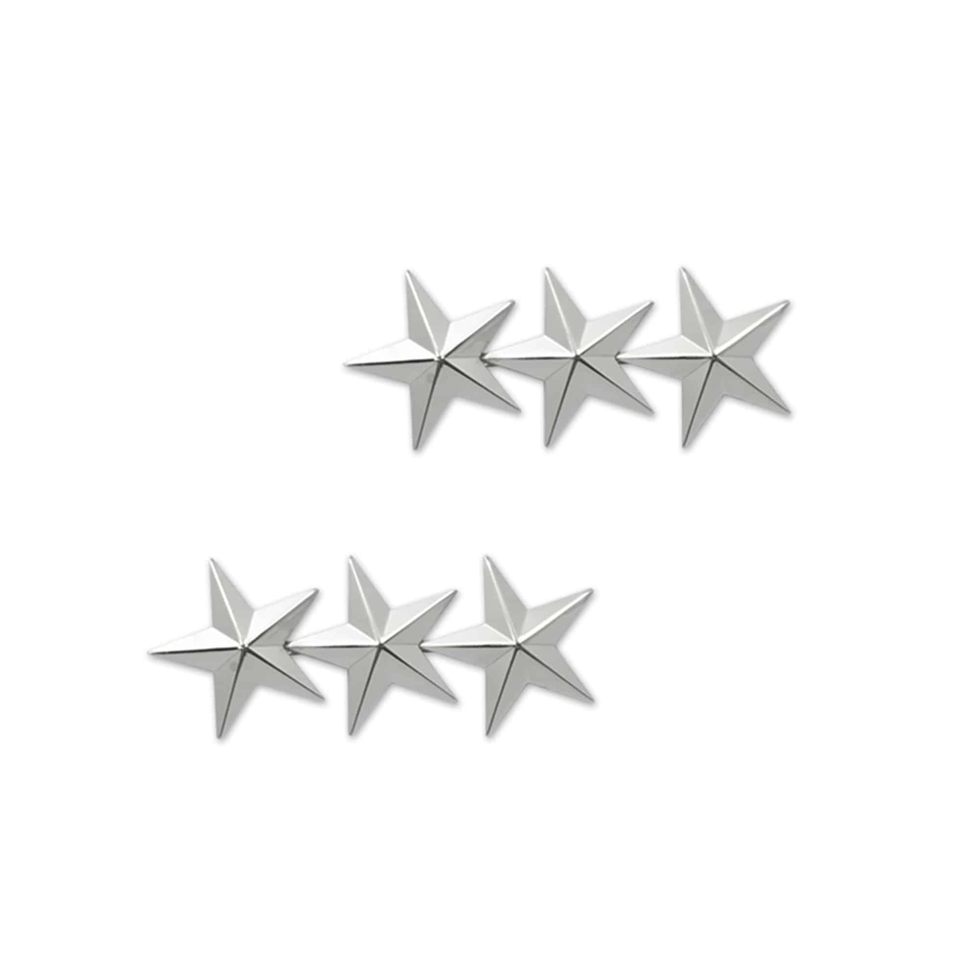 U.S. Air Force O9 Lieutenant General Point-to-Center STA-BRITE® Pin-on Rank.