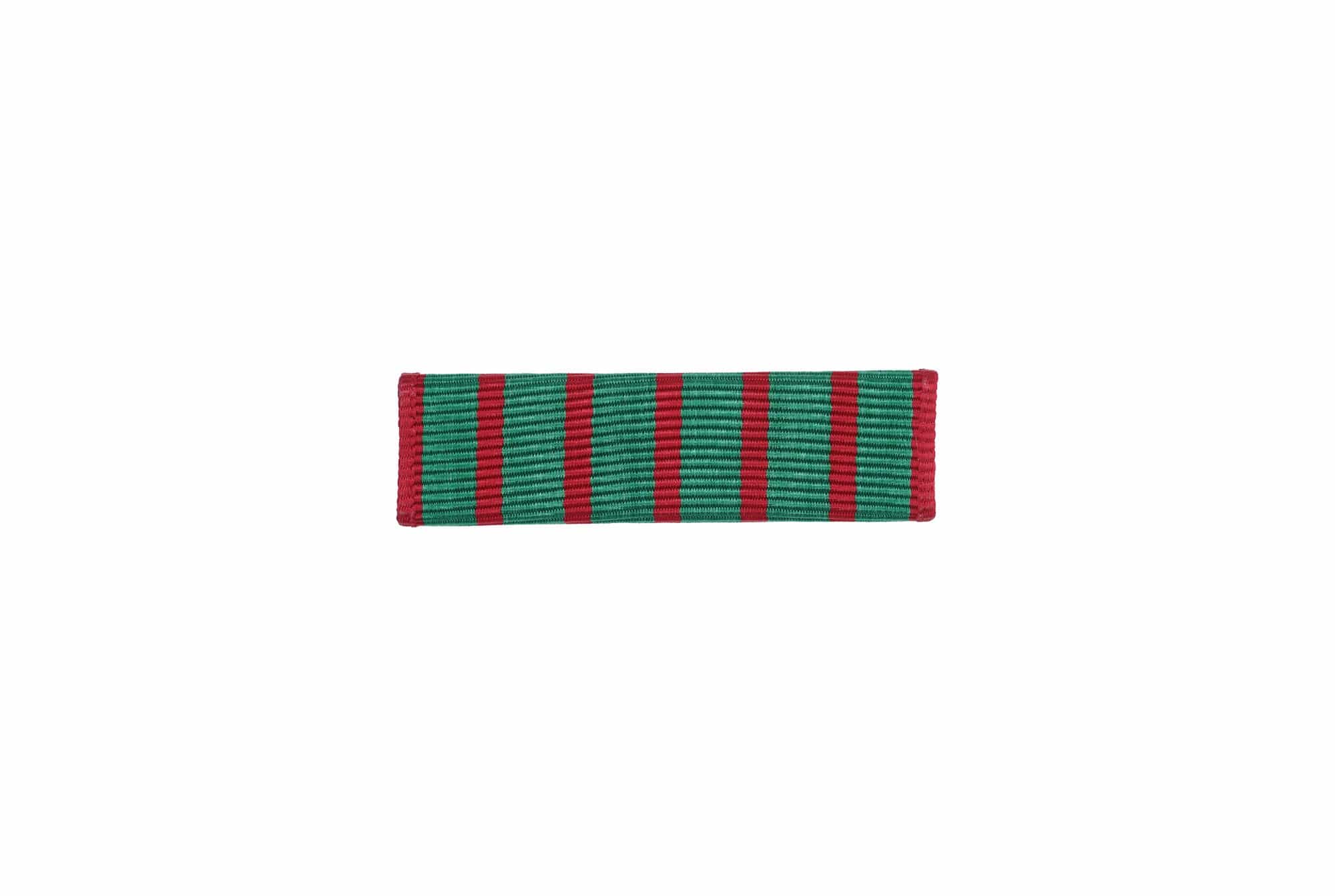 WWI French Croix De Guerre (Red w/6 Green Stripes)