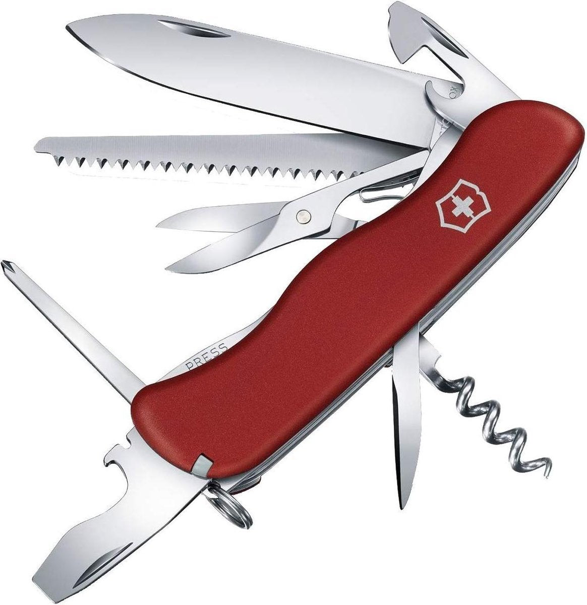 Victorinox outrider red swiss army knife - 14 functions - red