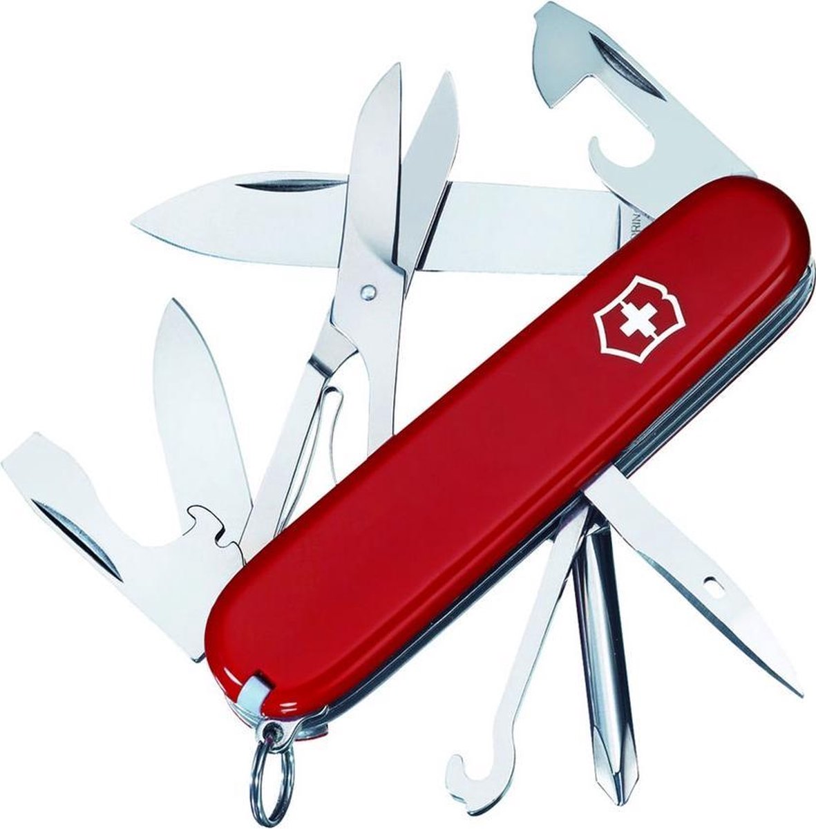 Victorinox supertinker pocket knife - 14 functions - red