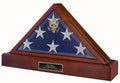 Flag Connections Military Flag case and Pedestal Urn - Cherry