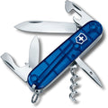 Victorinox spartan pocket knife - 12 functions - transparent blue