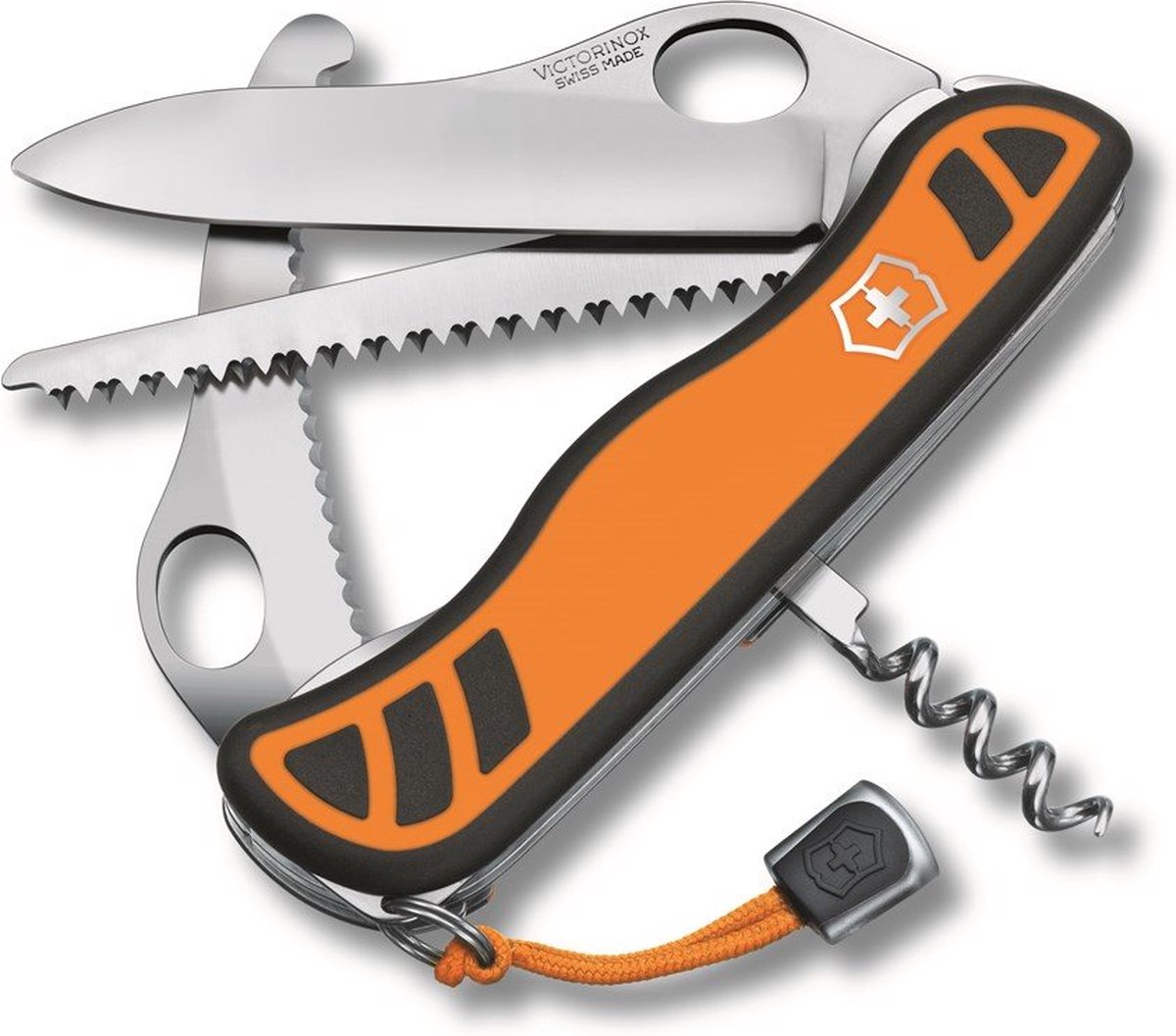 Victorinox hunterxt 6 functions pocket knife stainless steel orange