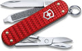 Victorinox classic precious alox pocket knife - iconic red - 5 functions
